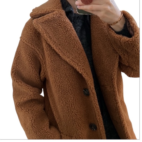 ASOS DESIGN Teddy Coat - Picture 3 of 5